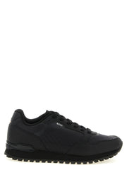 Hugo Boss Black Polyester Athletic Sneakers for Men