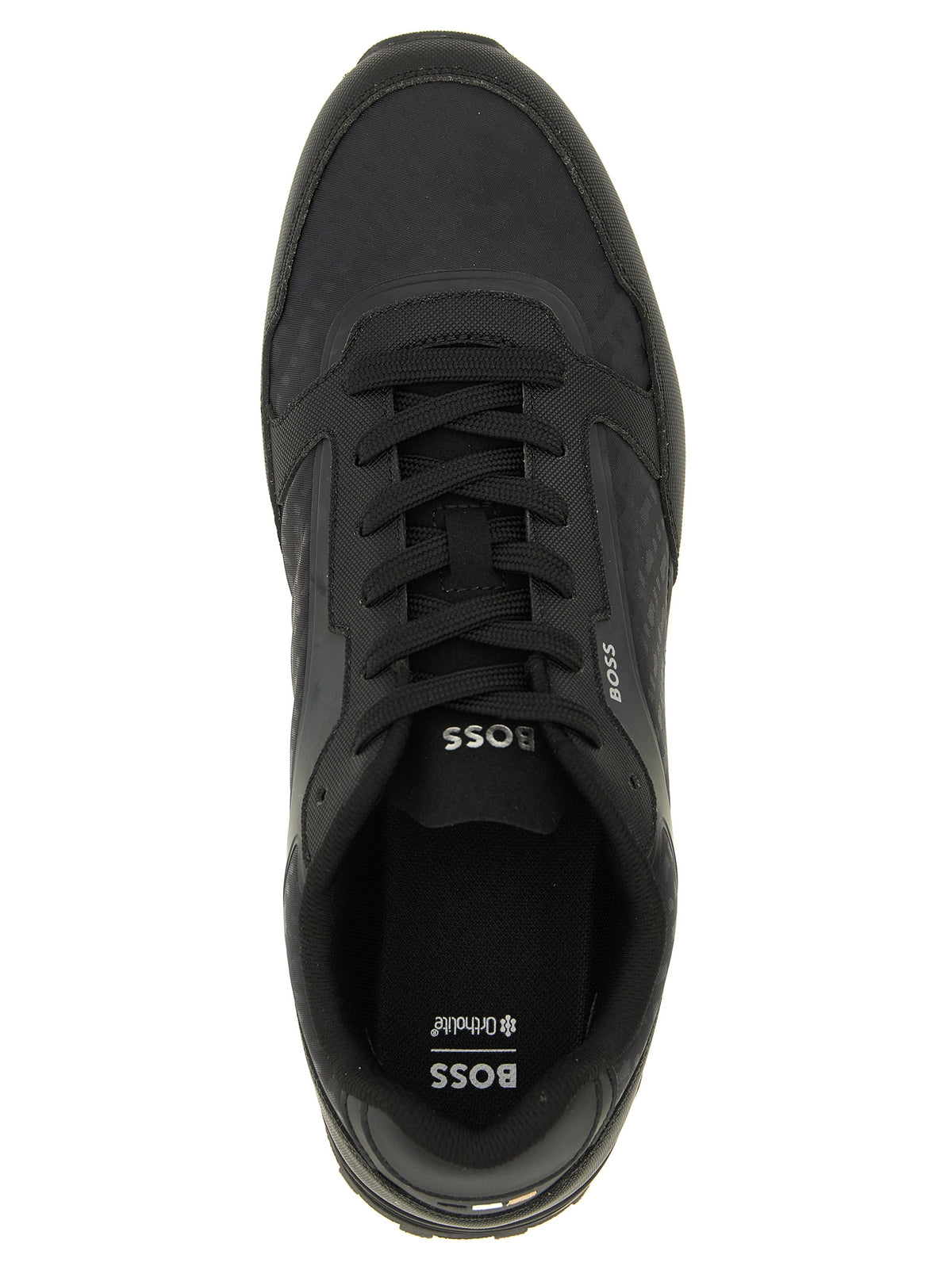 Hugo Boss Black Polyester Athletic Sneakers for Men