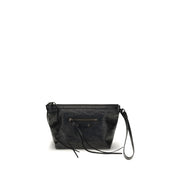 Balenciaga Black Calf Leather Bos Taurus Clutch Bag