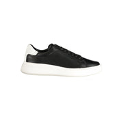 Calvin Klein Black Leather Men's Sneaker