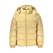 Calvin Klein Beige Nylon Full-Length Jacket
