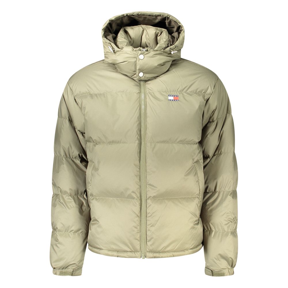 Tommy Hilfiger Green Polyester Full-Length Jacket for Men