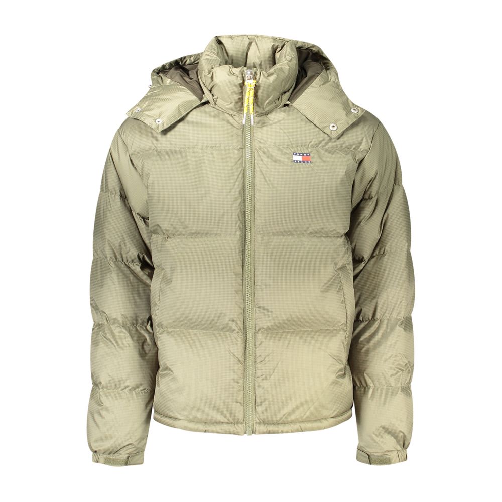 Tommy Hilfiger Green Polyester Full-Length Jacket for Men