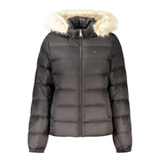 Tommy Hilfiger Black Polyester Full-Length Jacket