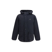 Fred Perry Black Recycled Polyamide Parka