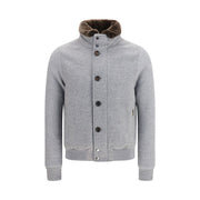 MooRER Gray Goose Down Full-Length Jacket