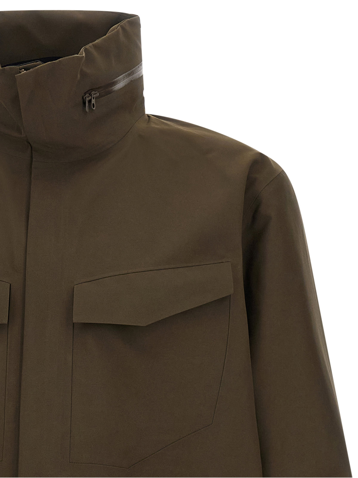 Arc'teryx Veilance Brown Nylon Shell Jacket