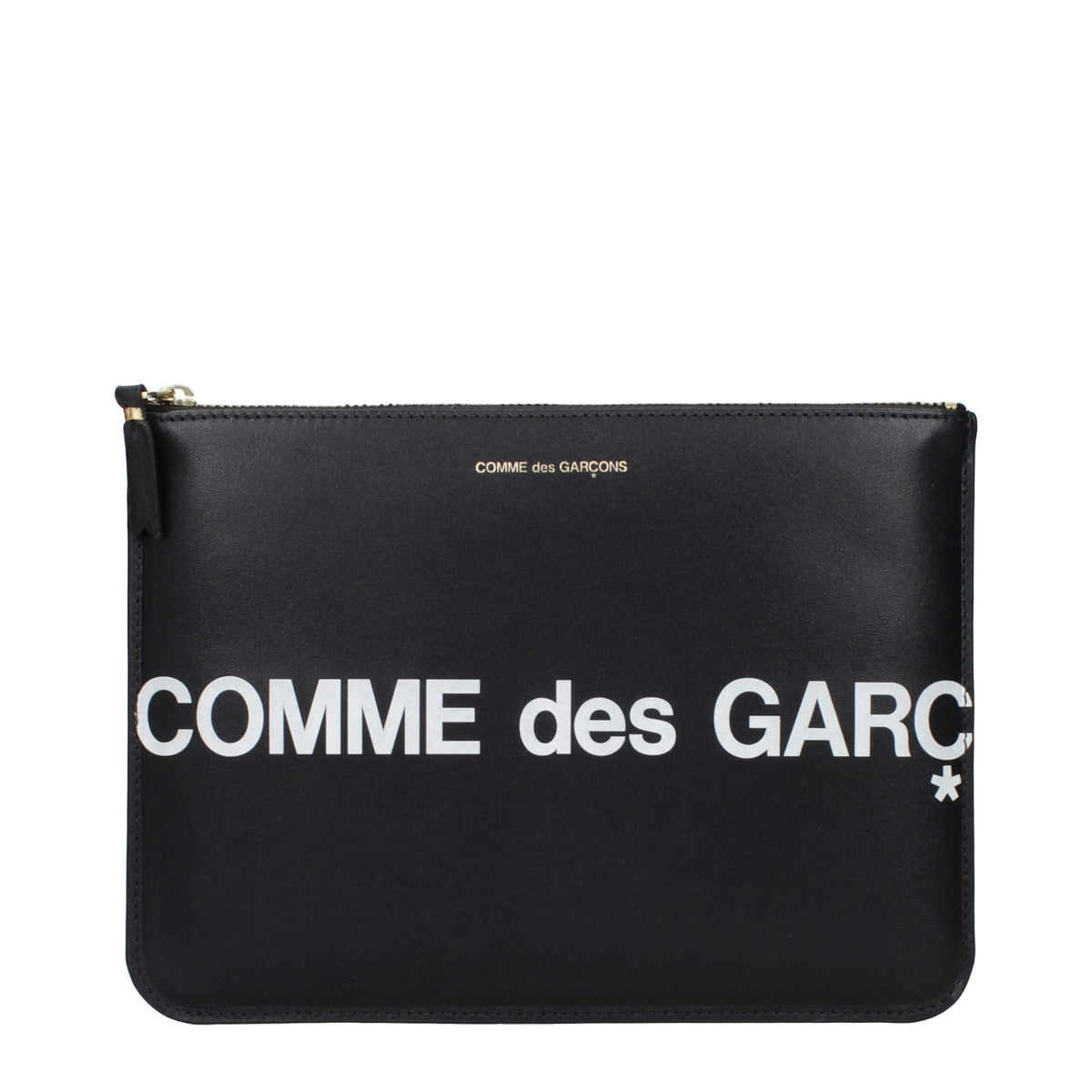 Comme des Garçons Black Leather Clutch Bag for Women