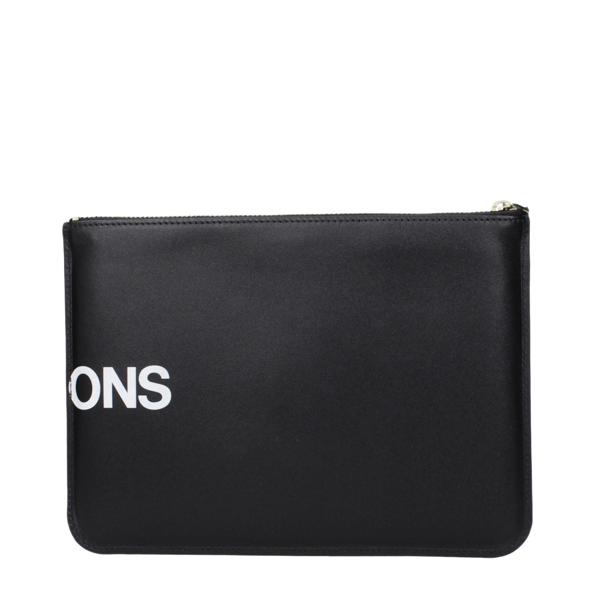 Comme des Garçons Black Leather Clutch Bag for Women
