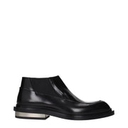 Jil Sander Black Leather Ankle Boots