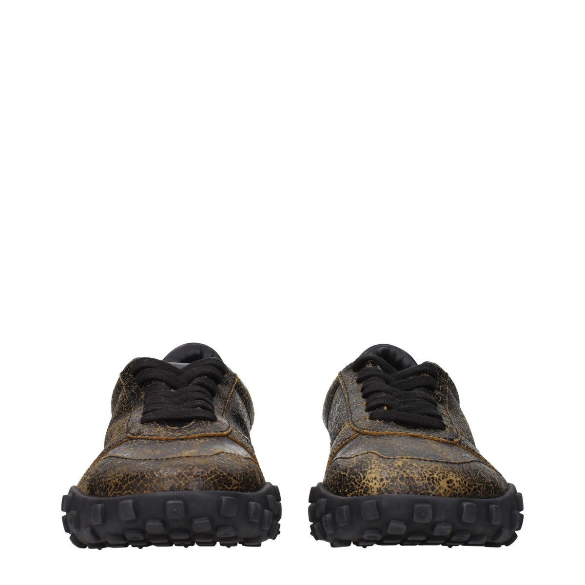 JIL SANDER Black Leather Sneakers for Men