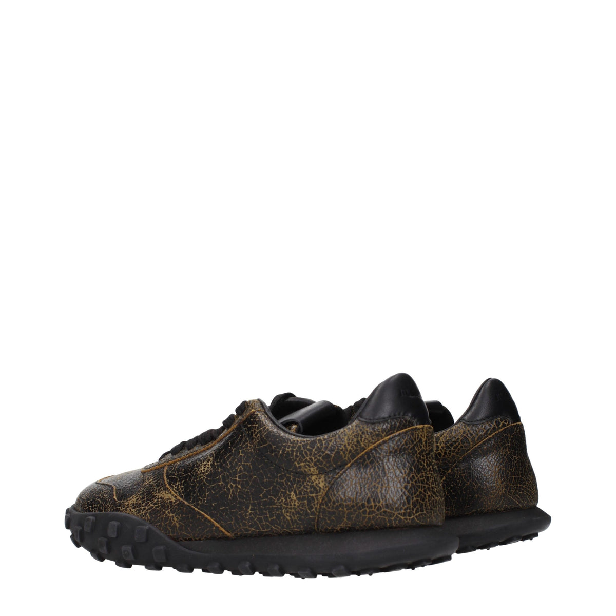 JIL SANDER Black Leather Sneakers for Men