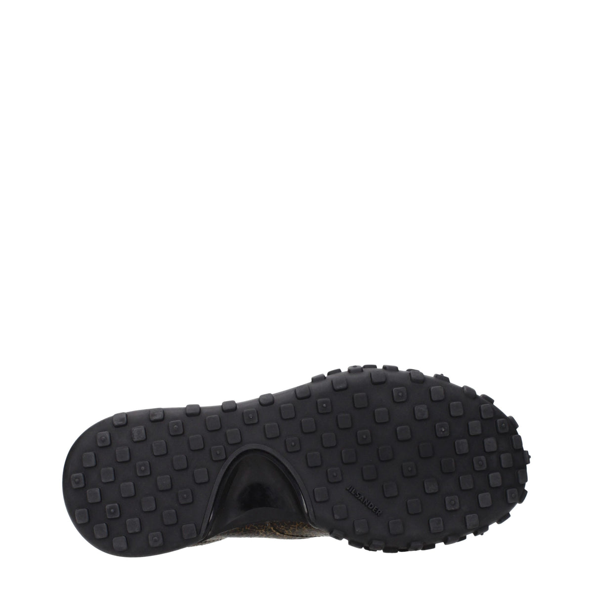 JIL SANDER Black Leather Sneakers for Men
