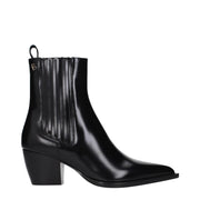Christian Dior Black Leather Ankle Boots