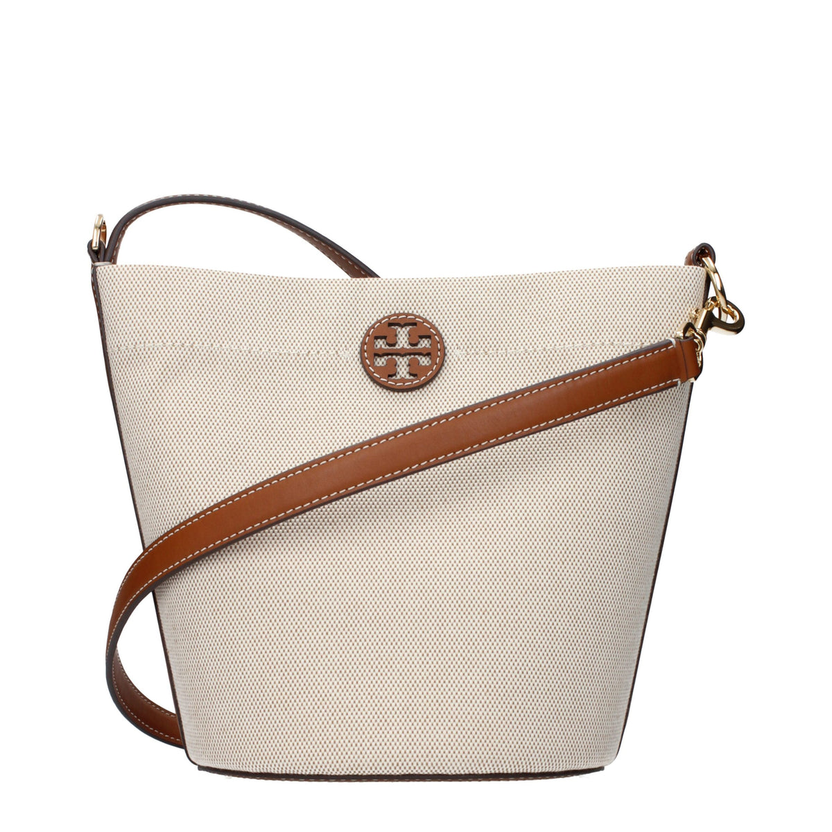 Tory Burch Beige Fabric Crossbody Bag for Women