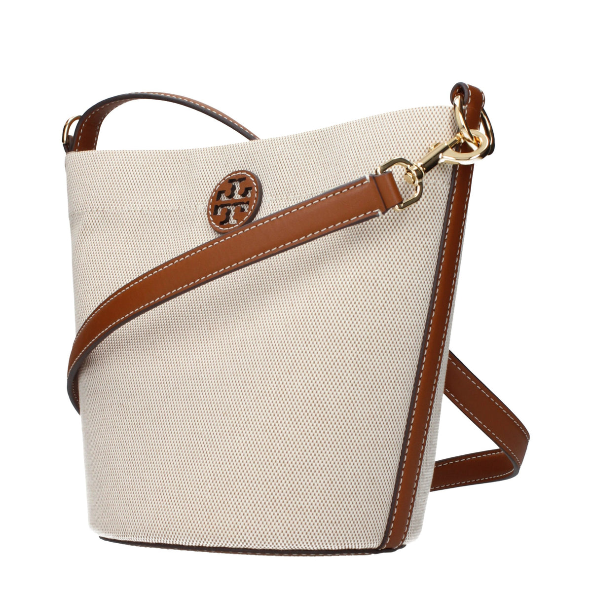 Tory Burch Beige Fabric Crossbody Bag for Women