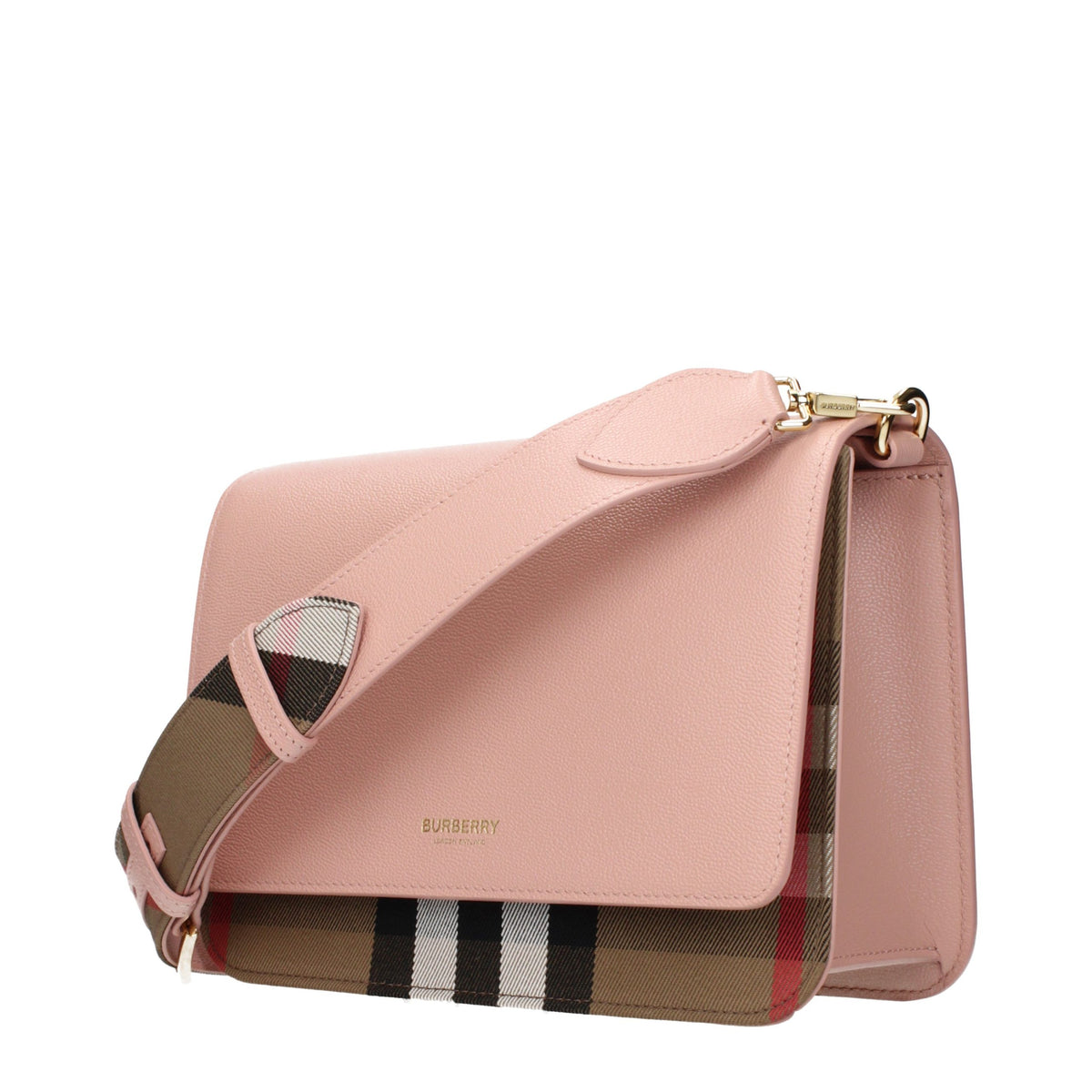 Burberry Pink Leather Crossbody Bag for Women