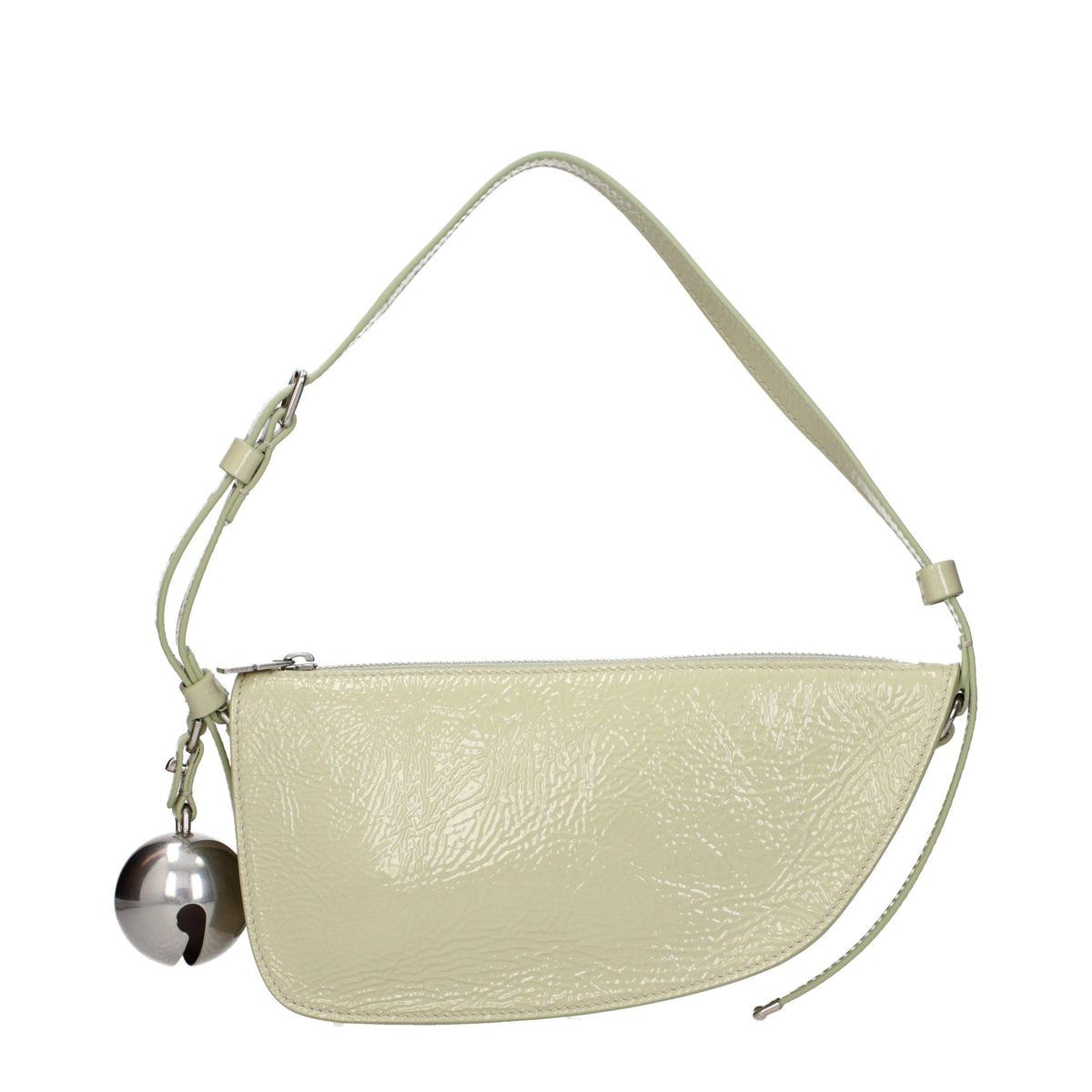 Burberry Green Leather Shoulder Bag for Women