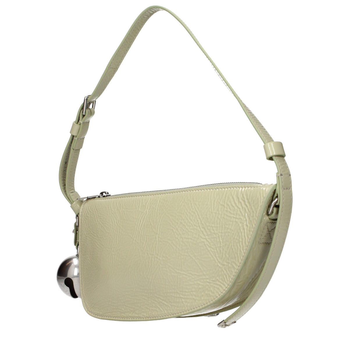 Burberry Green Leather Shoulder Bag for Women