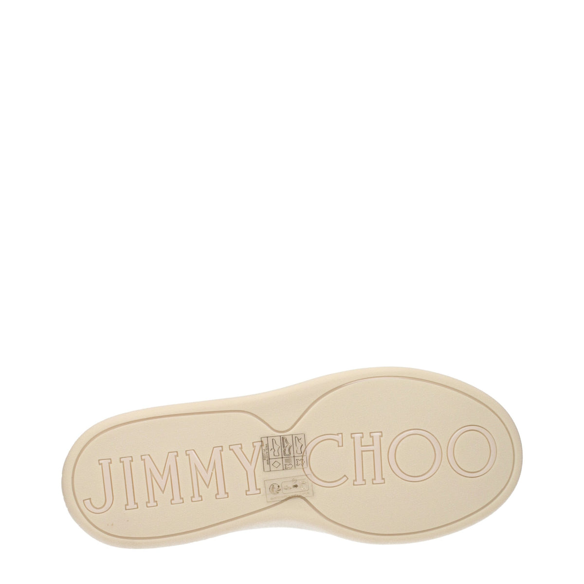 Jimmy Choo Beige Leather Low Top Sneakers for Women