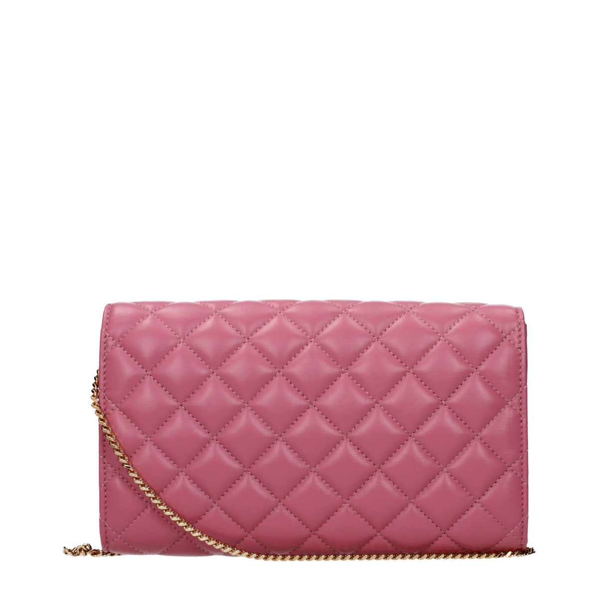 Versace Pink Leather Clutch Bag for Women