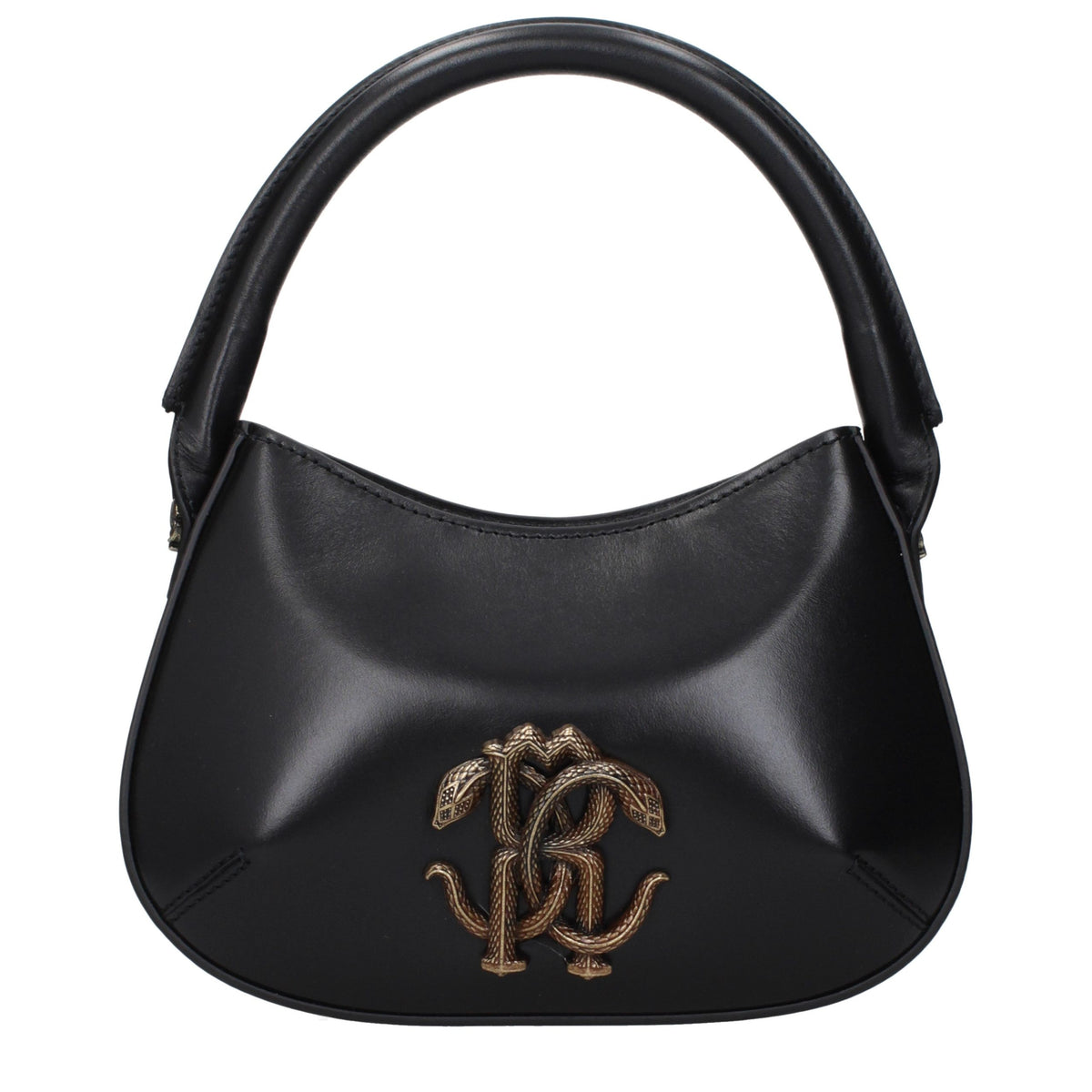 Roberto Cavalli Black Leather Handbag for Women