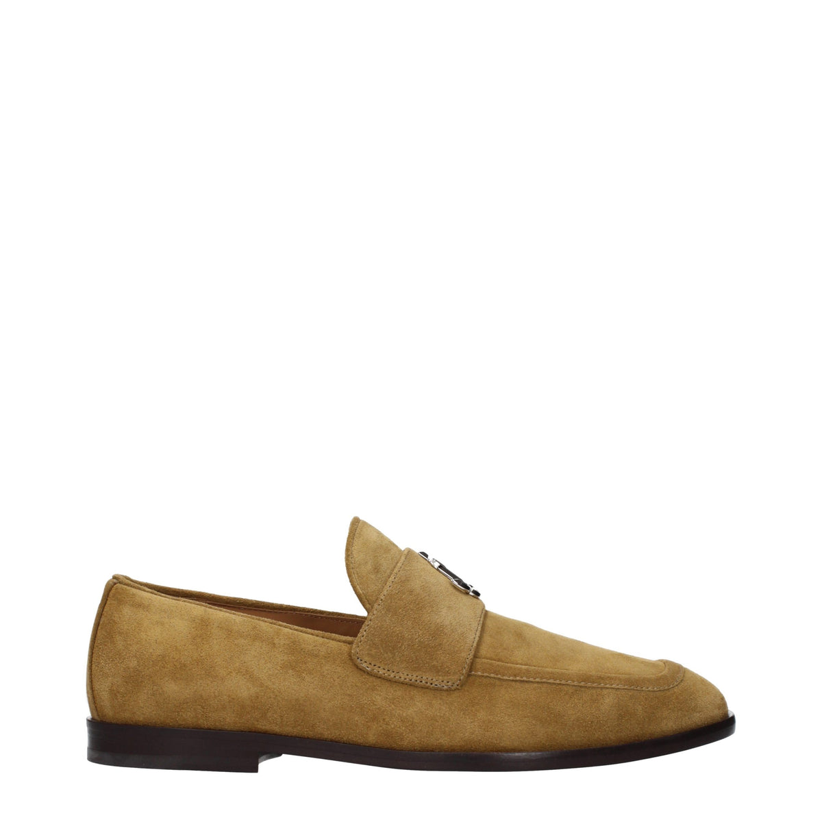 Jimmy Choo Brown Leather Slip-On Loafers for Men