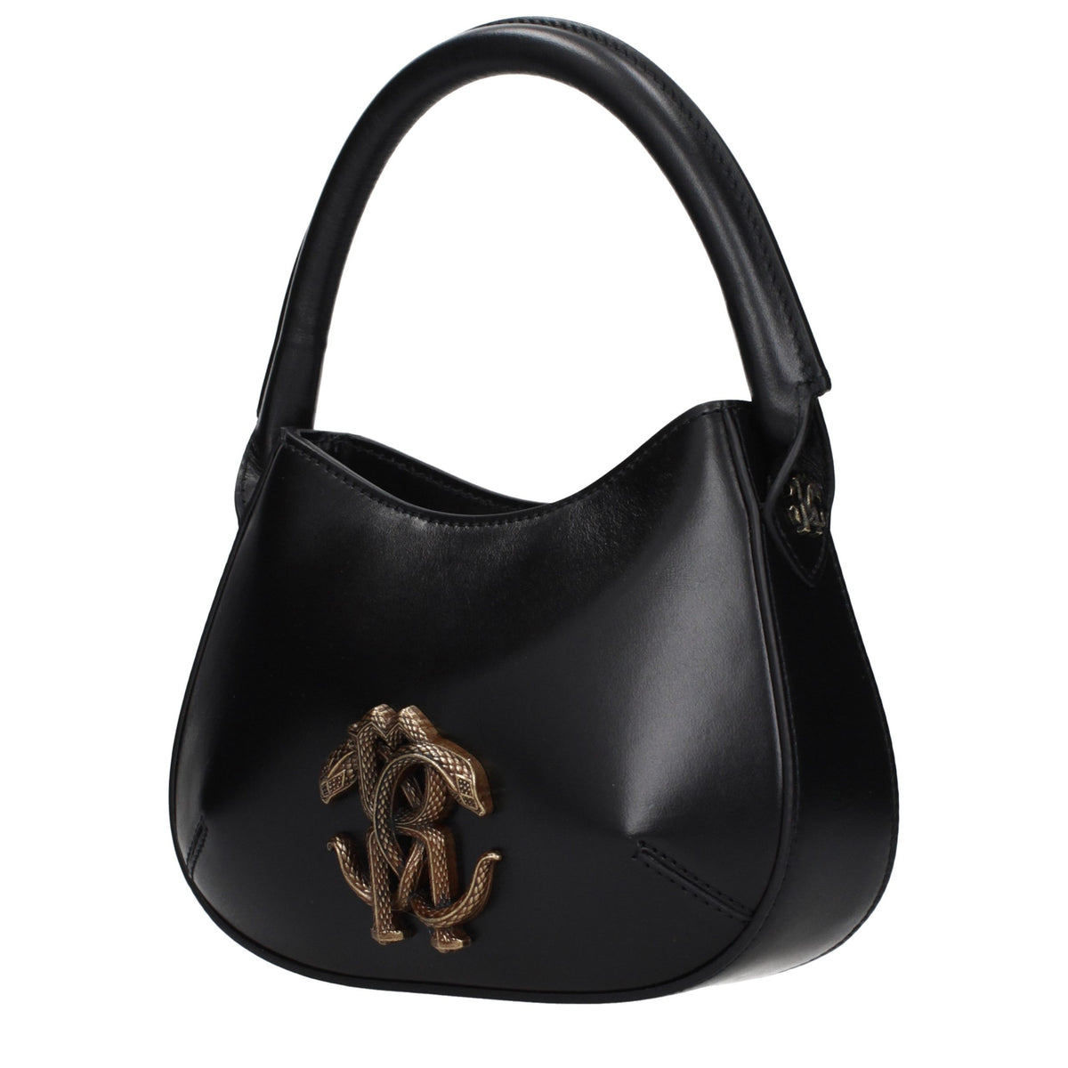 Roberto Cavalli Black Leather Handbag for Women