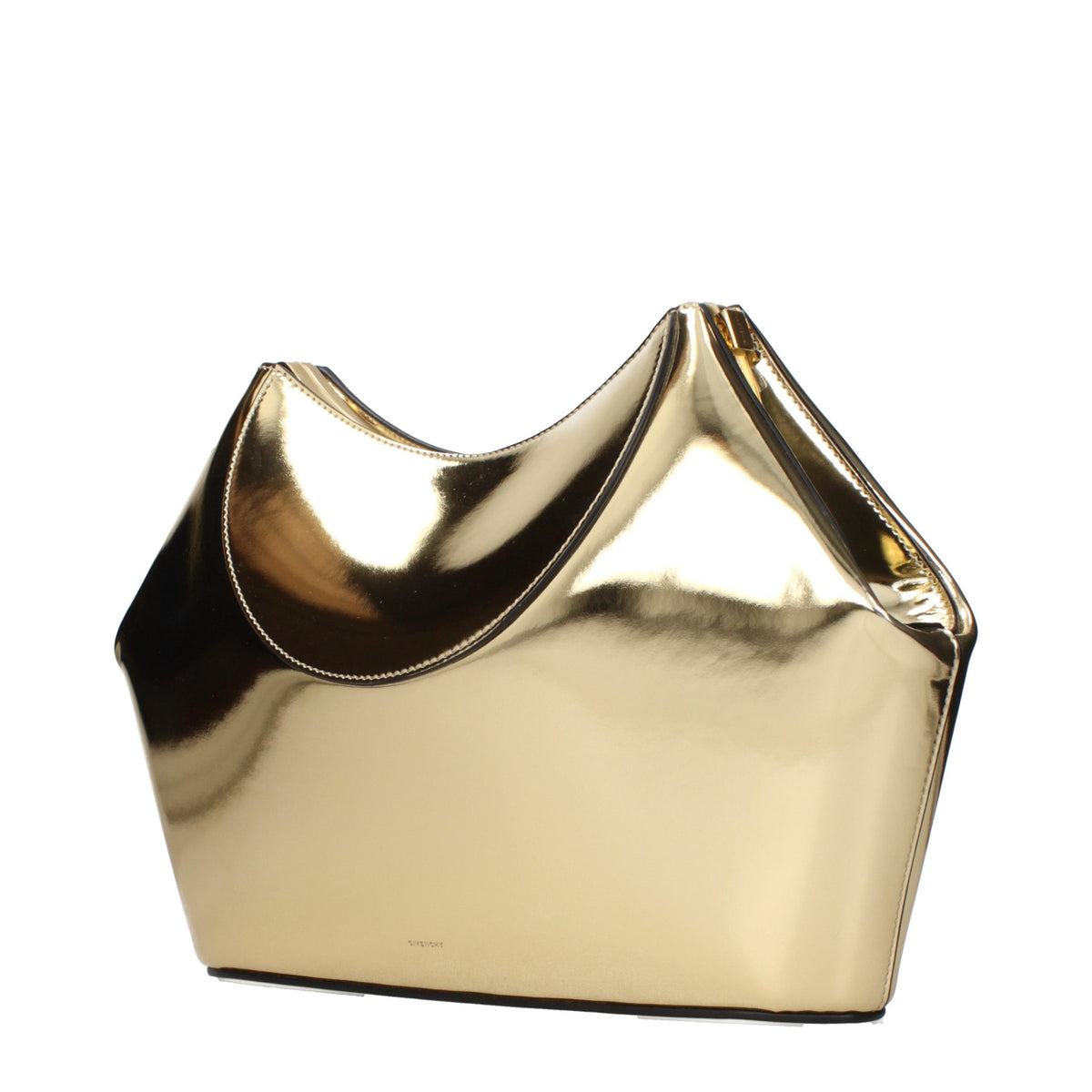 Givenchy Gold Leather Clutch Bag for Women