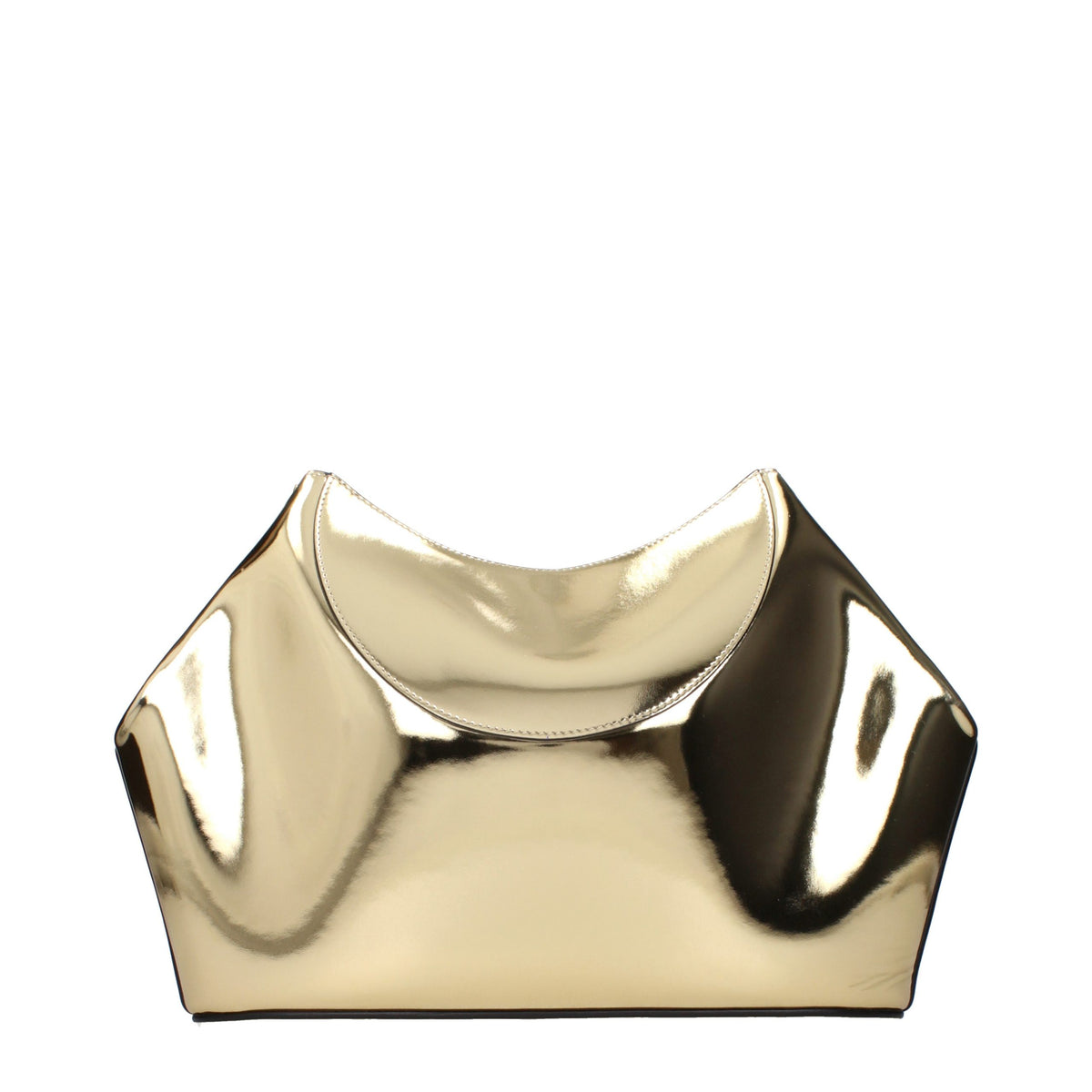 Givenchy Gold Leather Clutch Bag for Women