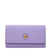 Versace Purple Leather Clutch Bag for Women