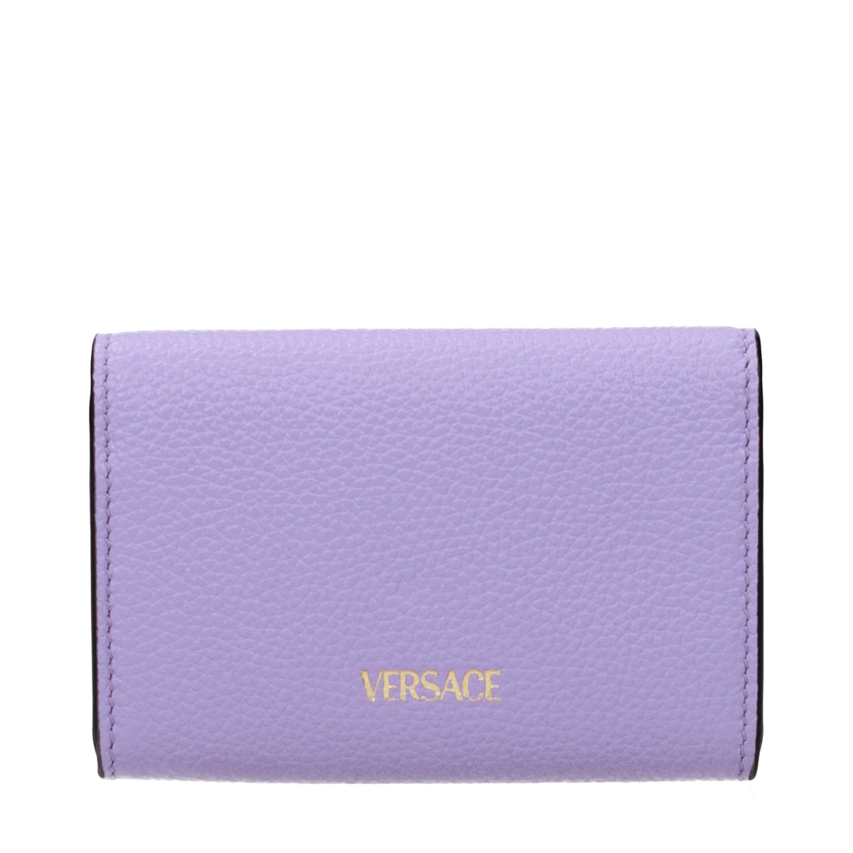 Versace Purple Leather Wallet for Women