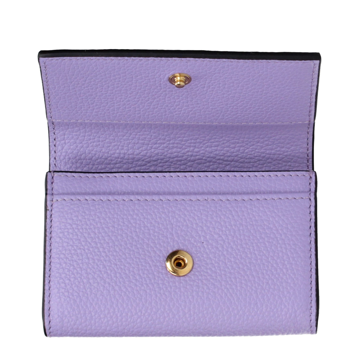 Versace Purple Leather Wallet for Women