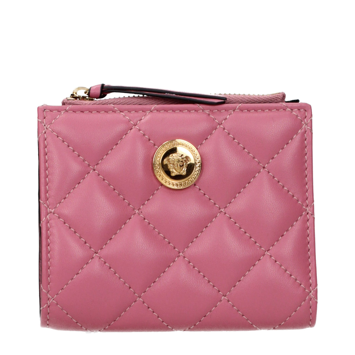 Versace Pink Leather Wallet for Women