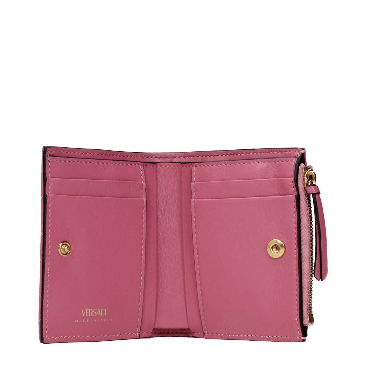 Versace Pink Leather Wallet for Women