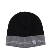 Versace Black Cashmere Beanie