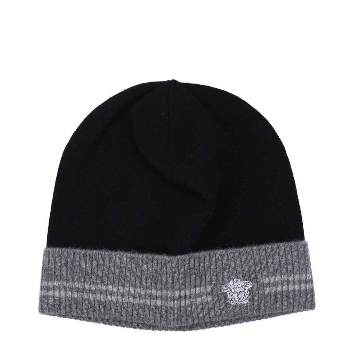 Versace Black Cashmere Beanie