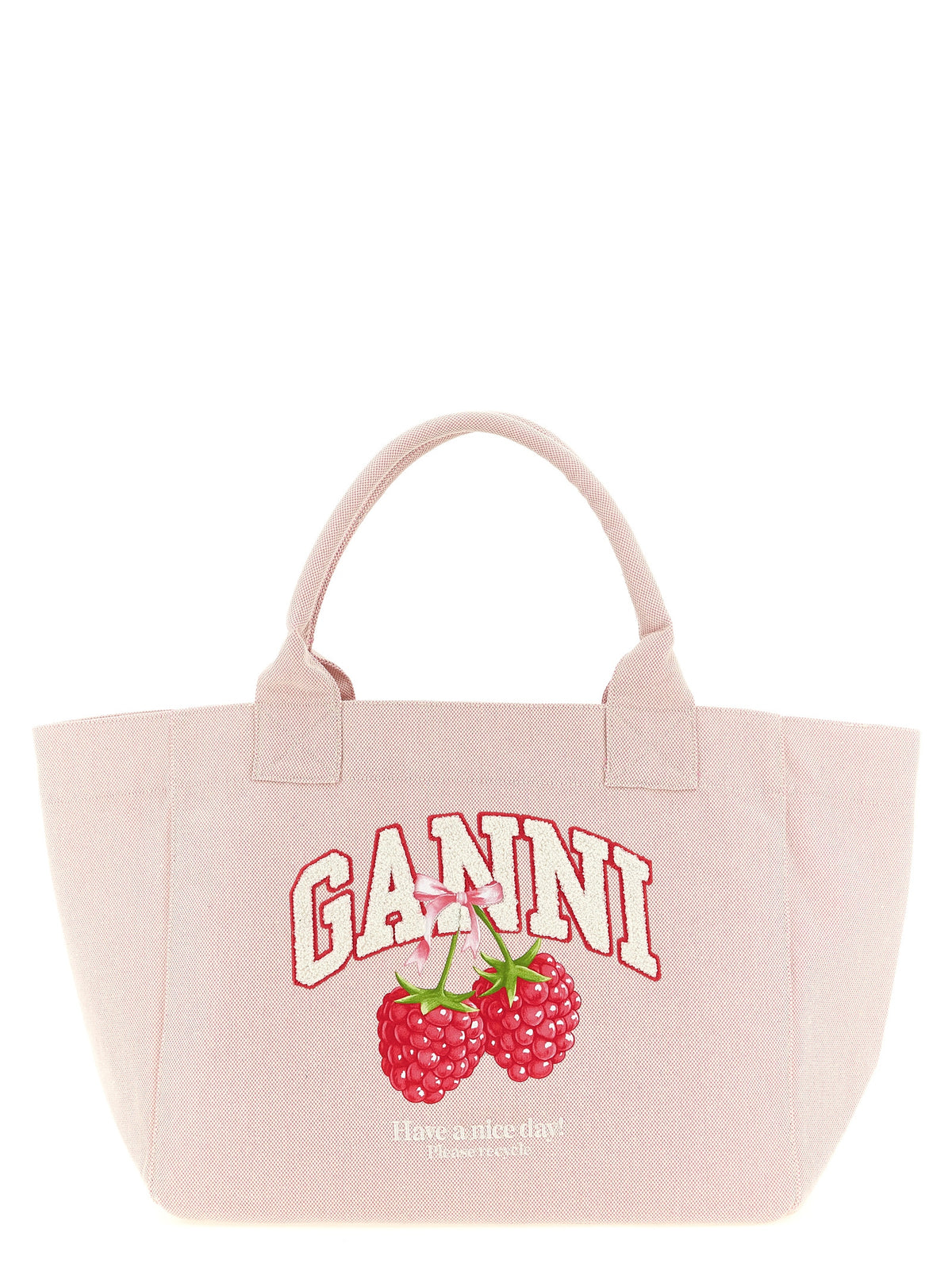 Ganni Multicolor Recycled Polyester Tote Bag for Women