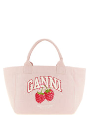 Ganni Multicolor Recycled Polyester Tote Bag for Women