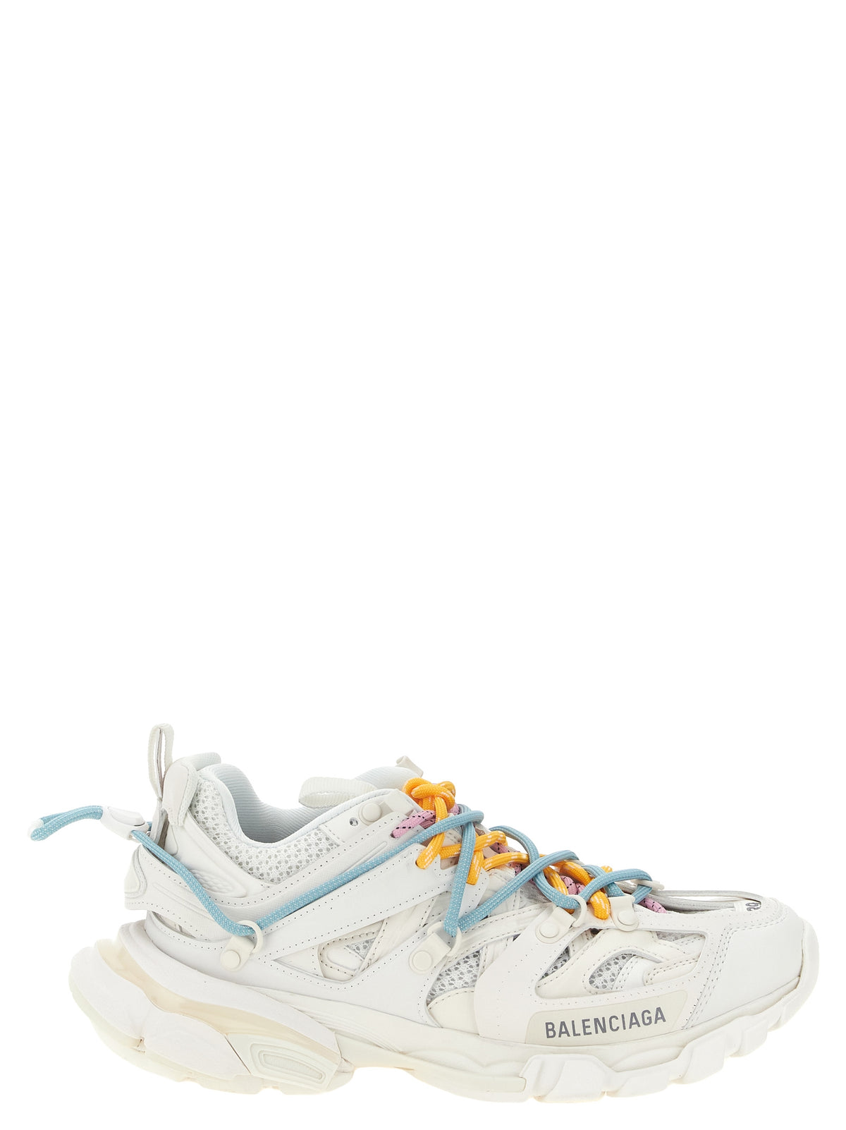 Balenciaga White Polyethylene Athletic Sneakers for Women