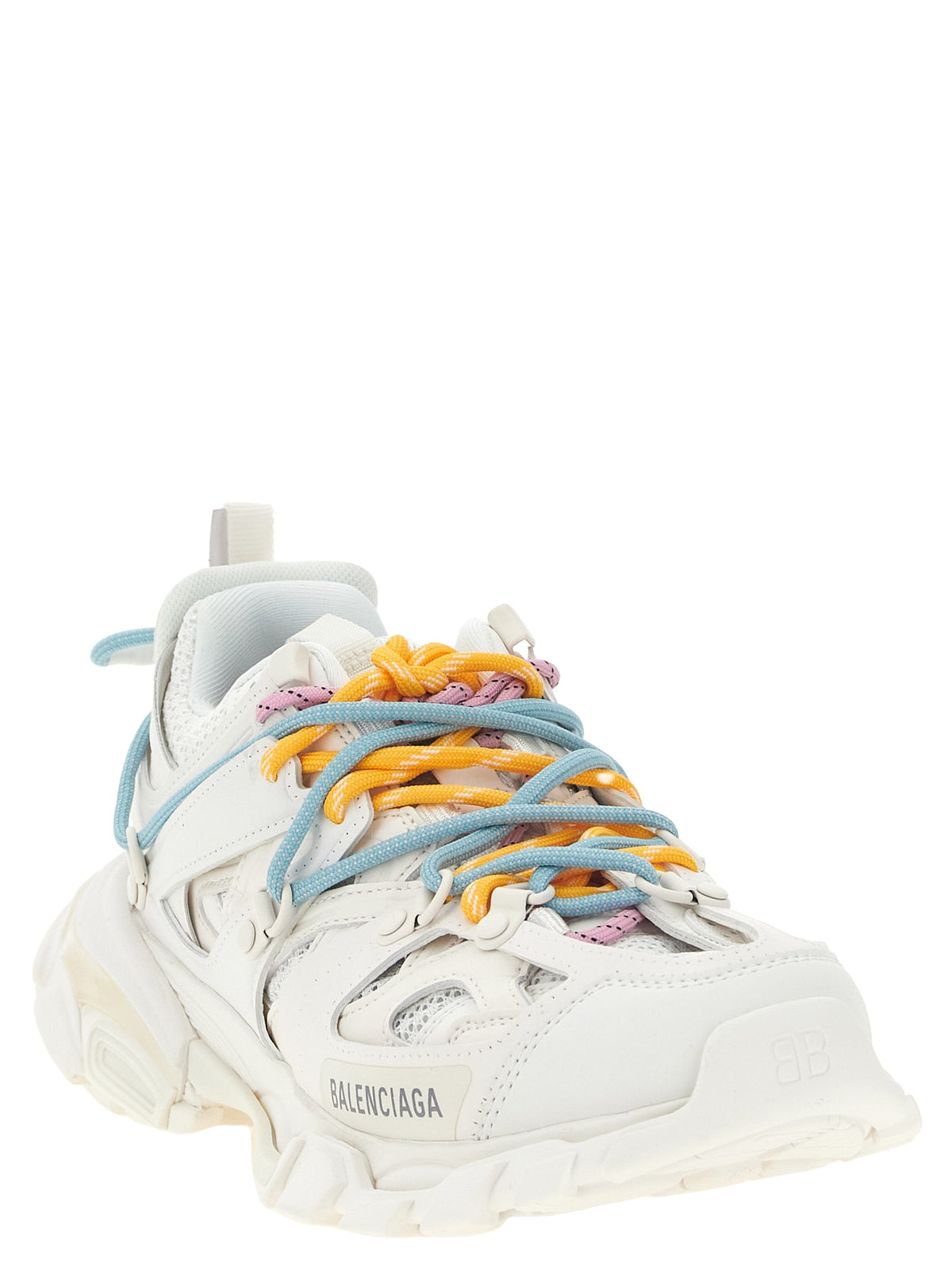 Balenciaga White Polyethylene Athletic Sneakers for Women