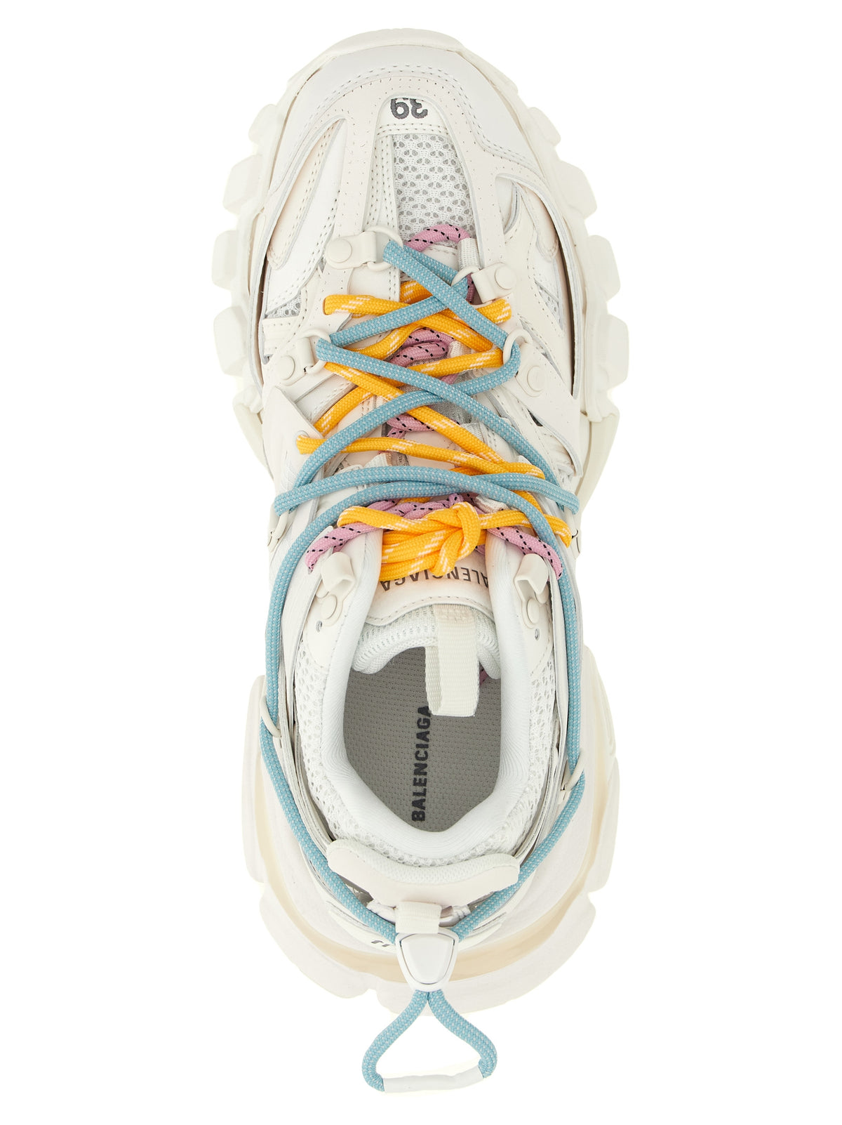 Balenciaga White Polyethylene Athletic Sneakers for Women