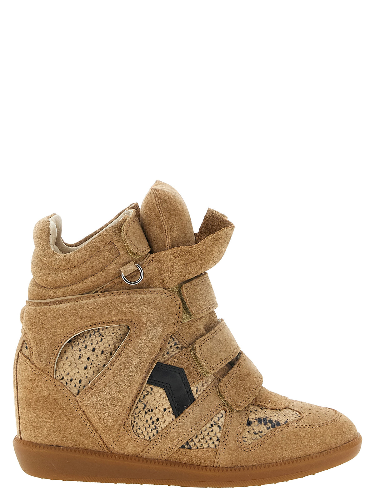 Isabel Marant Beige Cowhide Wedge Sandals for Women