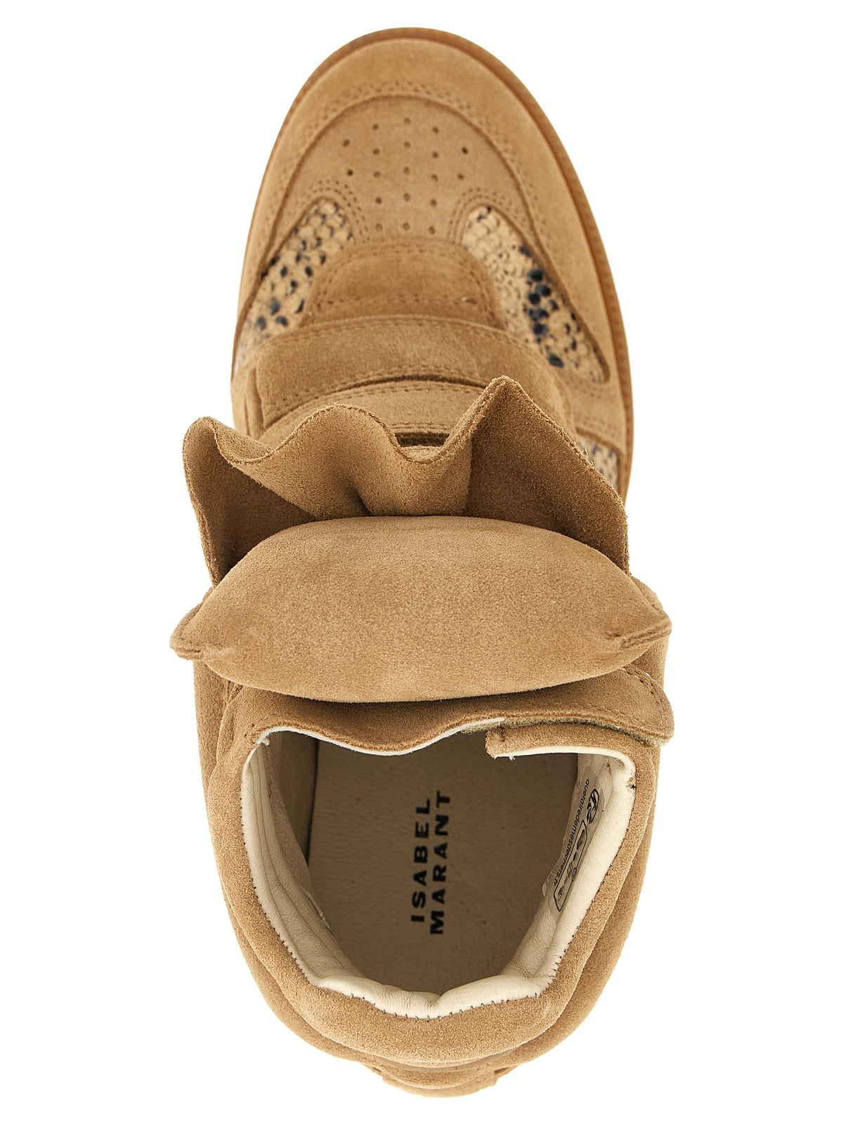 Isabel Marant Beige Cowhide Wedge Sandals for Women
