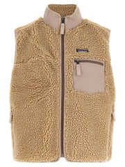 Patagonia Beige Polyester Sleeveless Jacket for Women