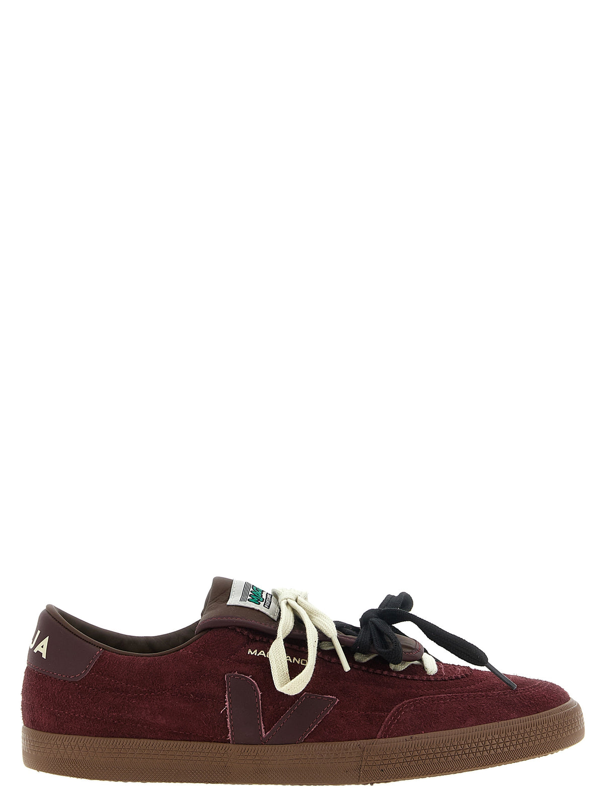 Veja Bordeaux Calfskin Low Top Sneakers for Men