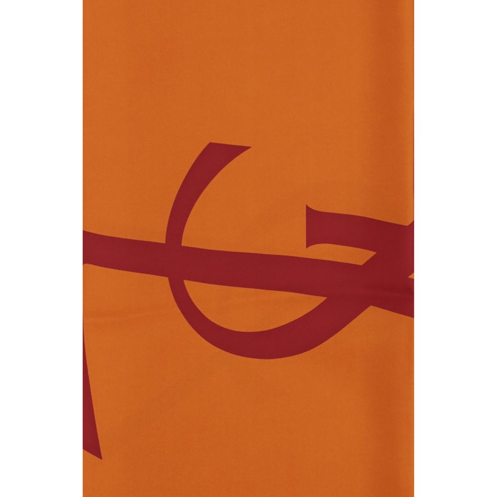 Saint Laurent Orange Silk Foulard for Women