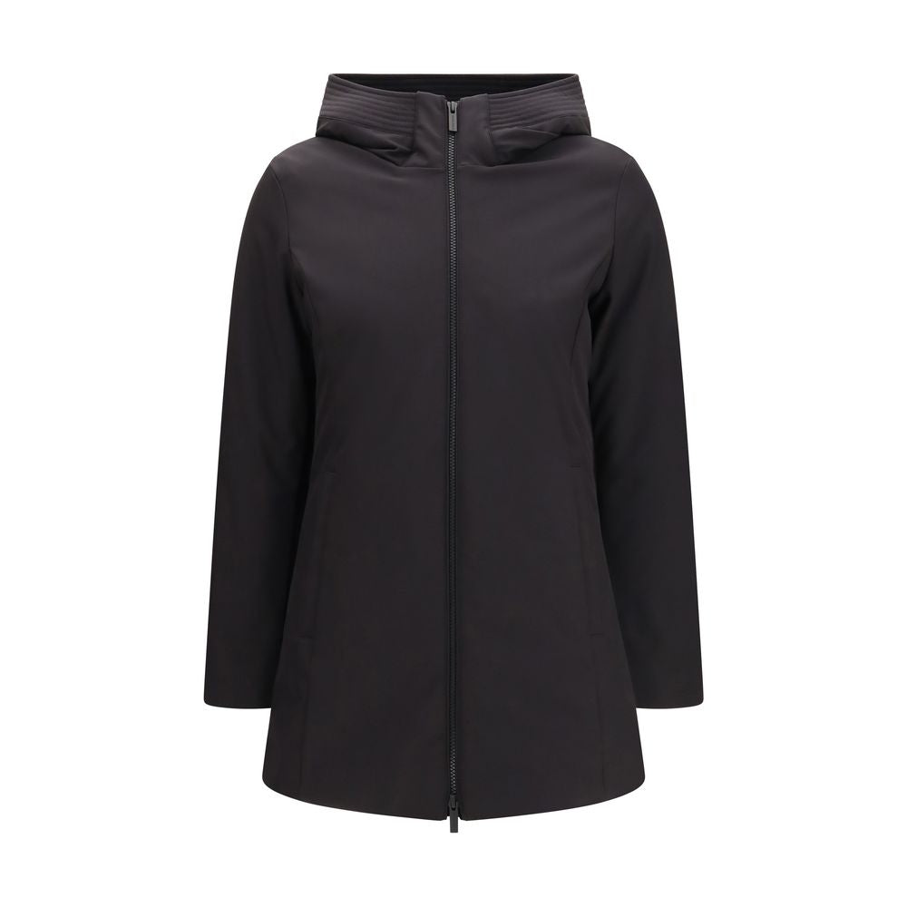 Woolrich Black Polyester Parka for Women