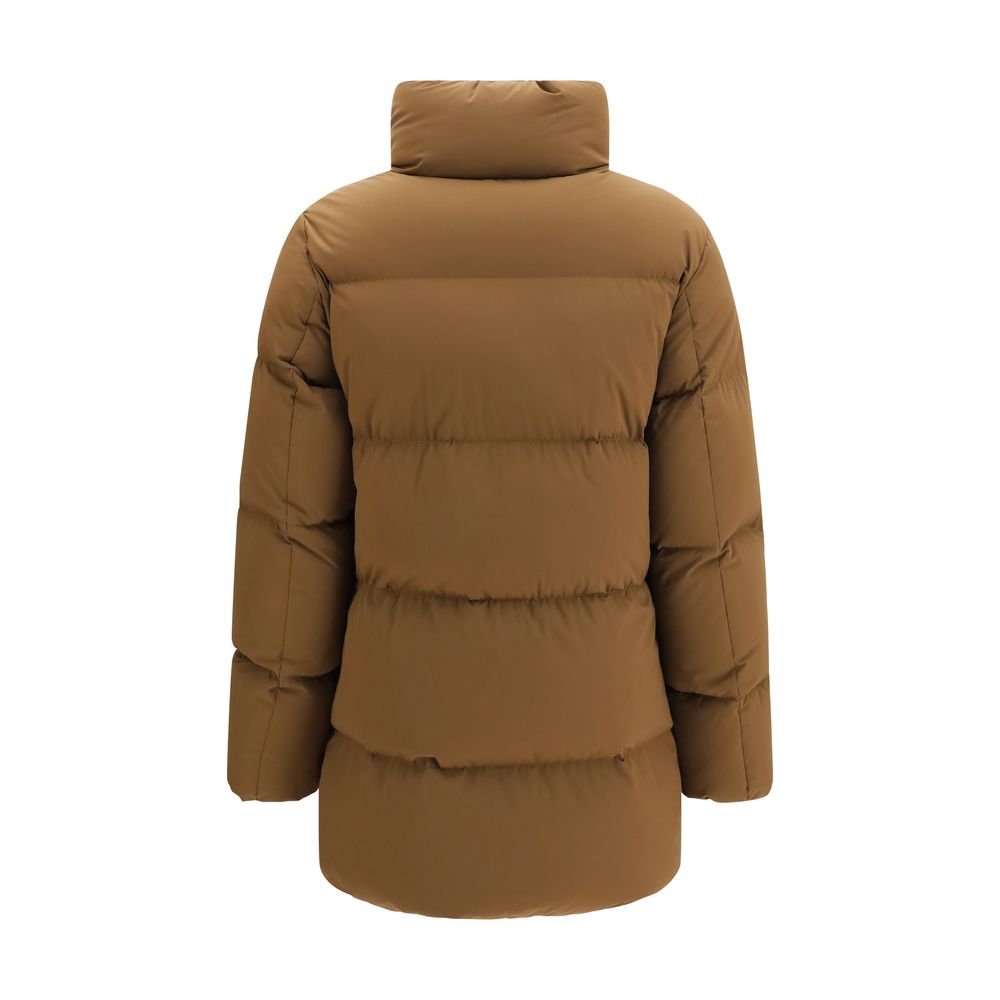 Woolrich Brown Goose Down Shell Jacket for Women
