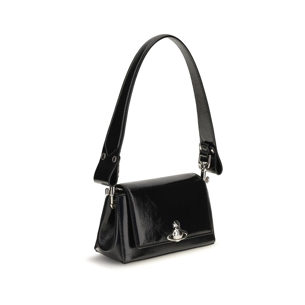 Vivienne Westwood Black Calf Leather Bos Taurus Handbag for Women